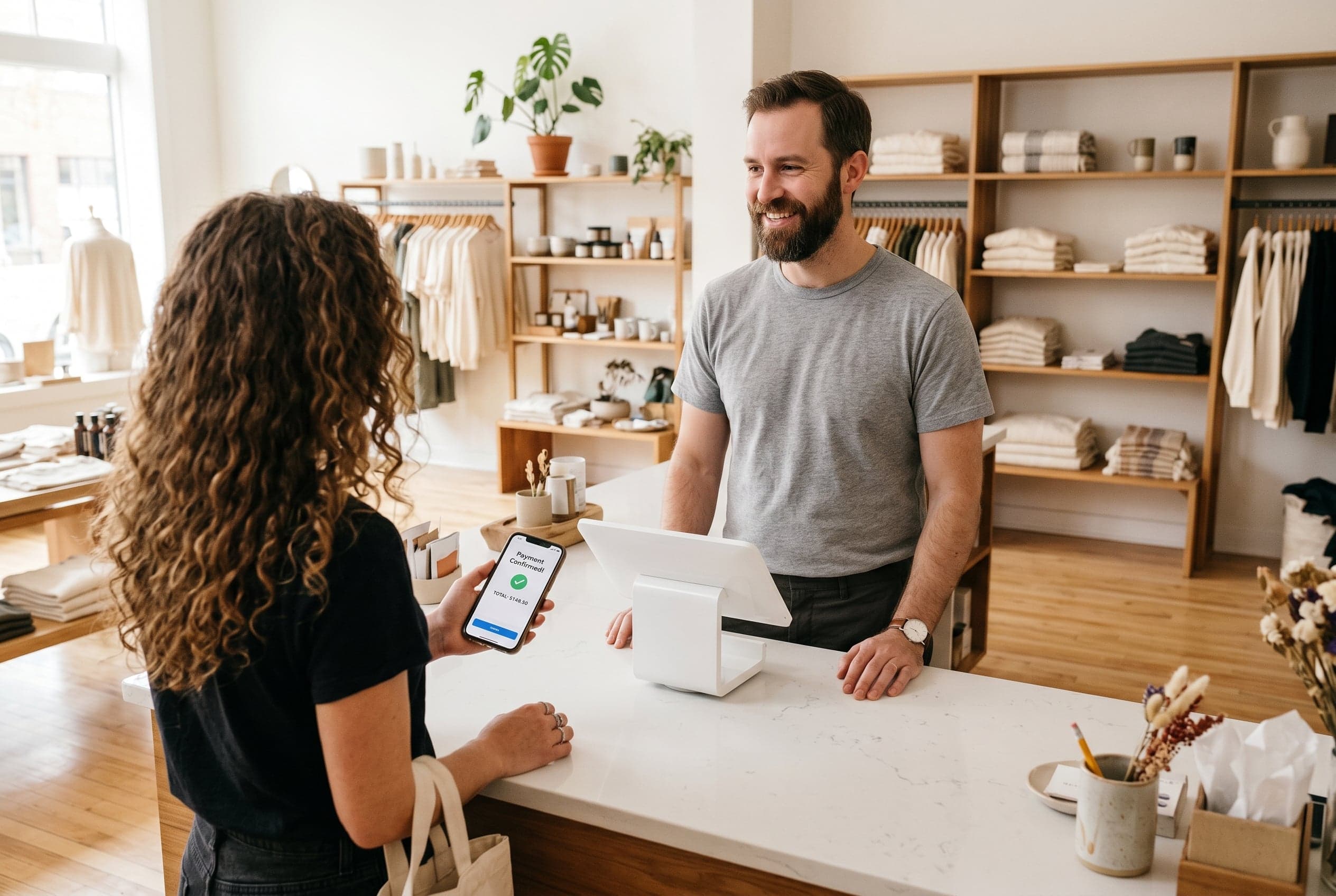 Countertop payment station
