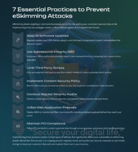 Best Practices to Prevent eSkimming